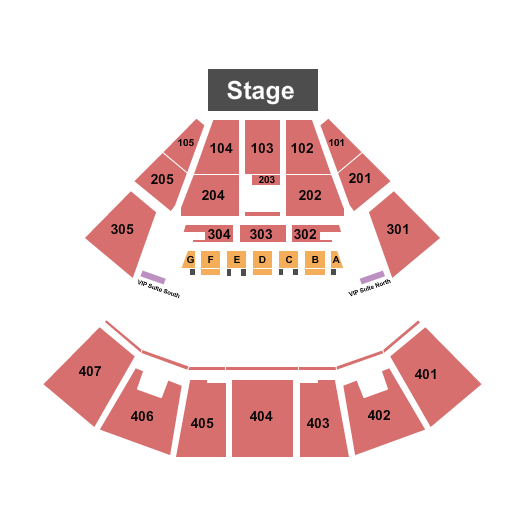 Lucas Oil Live At WinStar Casino Creed Seating Chart